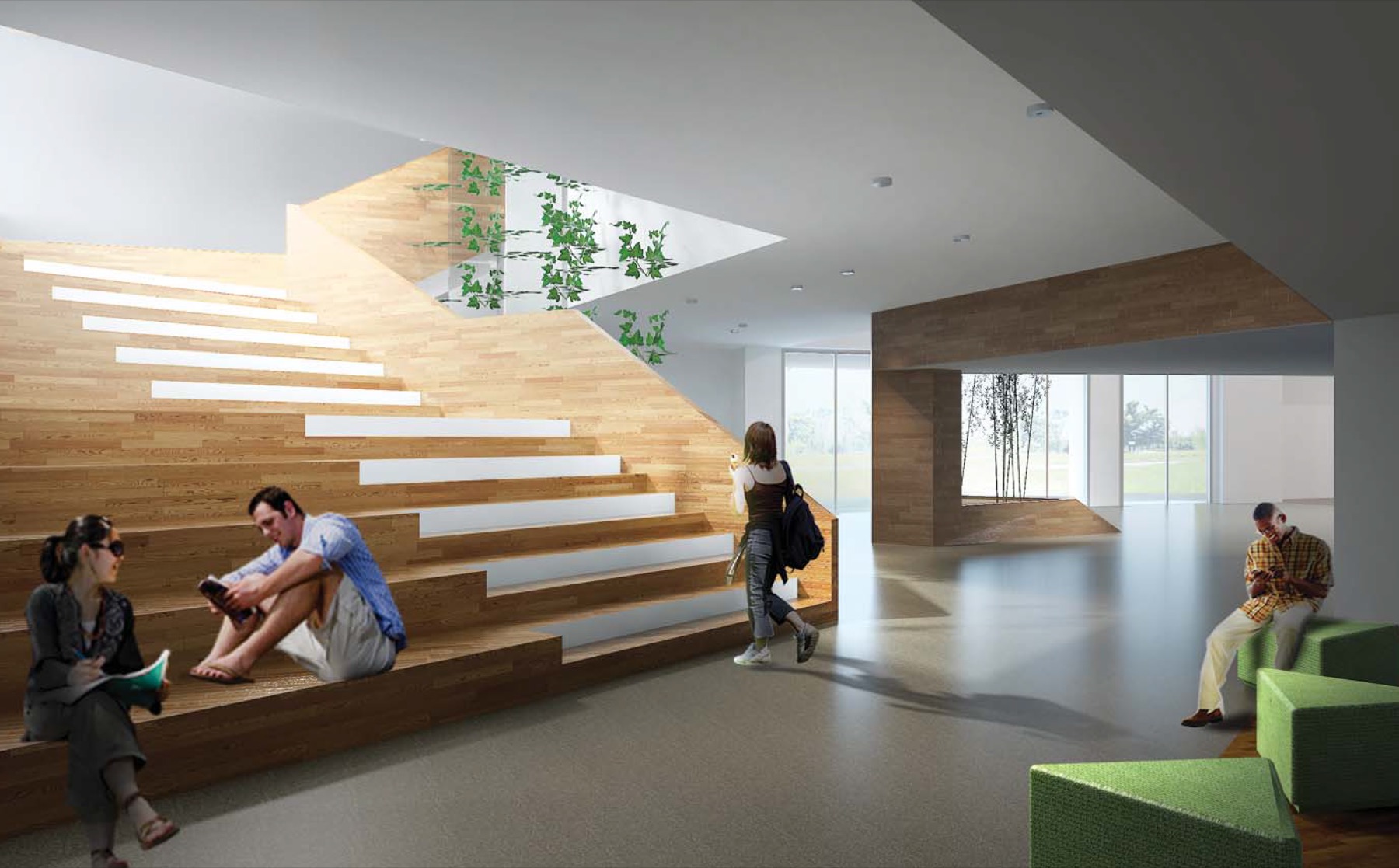 Liangjiatan International School project view 3