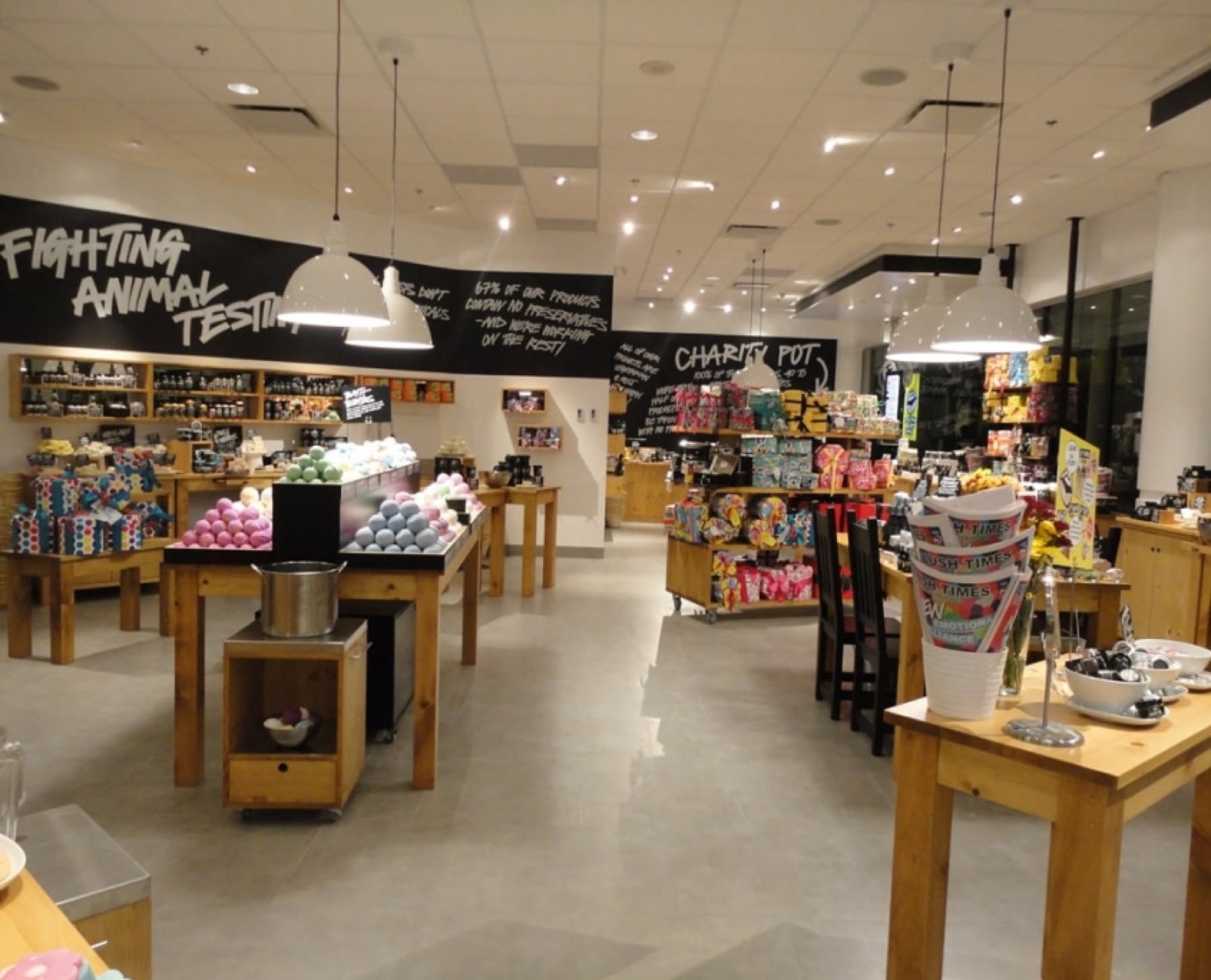 Lush Cosmetics project view 2